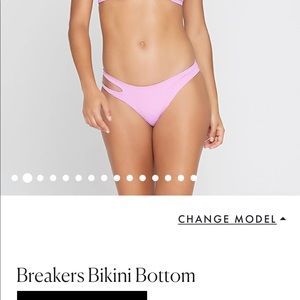 L*space breaker bikini bottom Size Medium